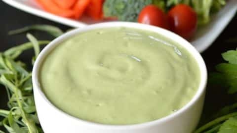 Creamy Oil-Free Vegan Green Goddess Dressing