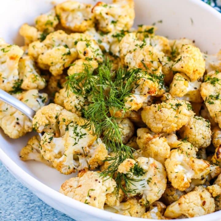 Spicy Roasted Cauliflower with Jalapeño Pepper Veggies Save The Day