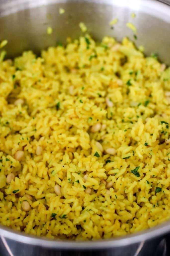 Mediterranean Yellow Rice Veggies Save The Day