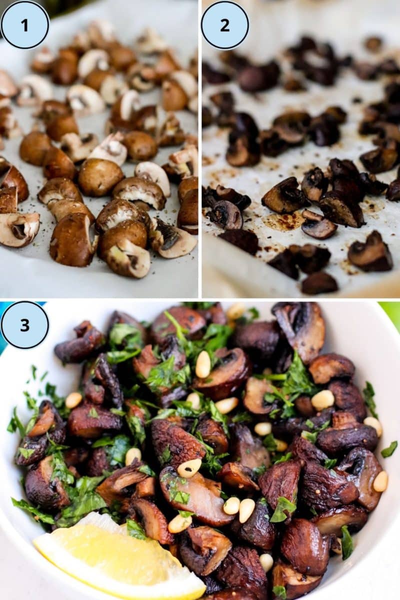 Roasted Baby Bella Mushrooms Veggies Save The Day