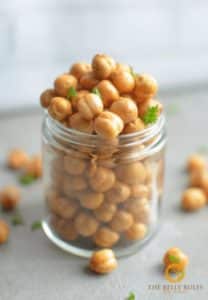 Chickpeas in a jar