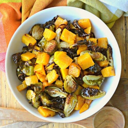 Bowl of roasted vegetables