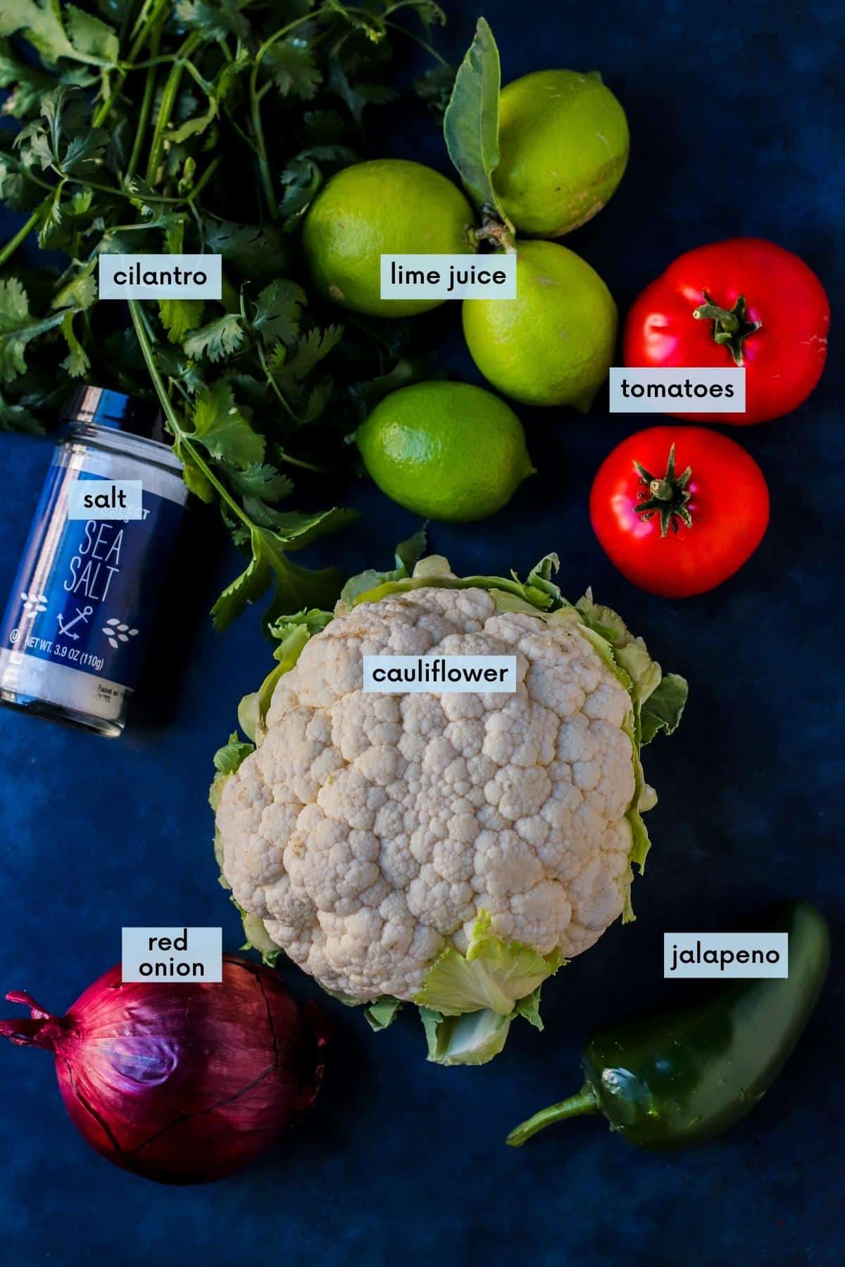 Labeled ingredients needed to make this recipe.
