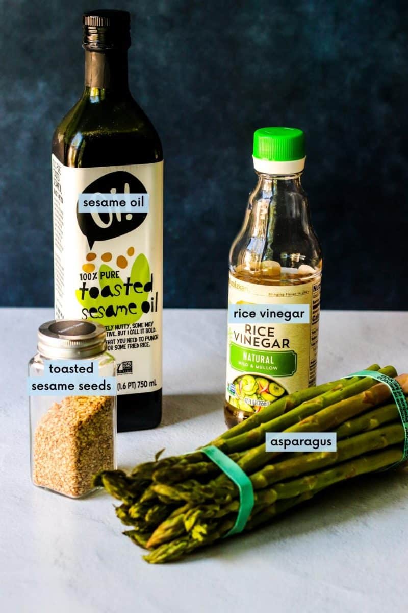 Quick Sesame Marinated Asparagus Veggies Save The Day