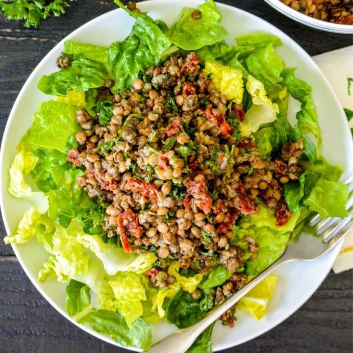 SunDried Tomato Lentil Salad Veggies Save The Day