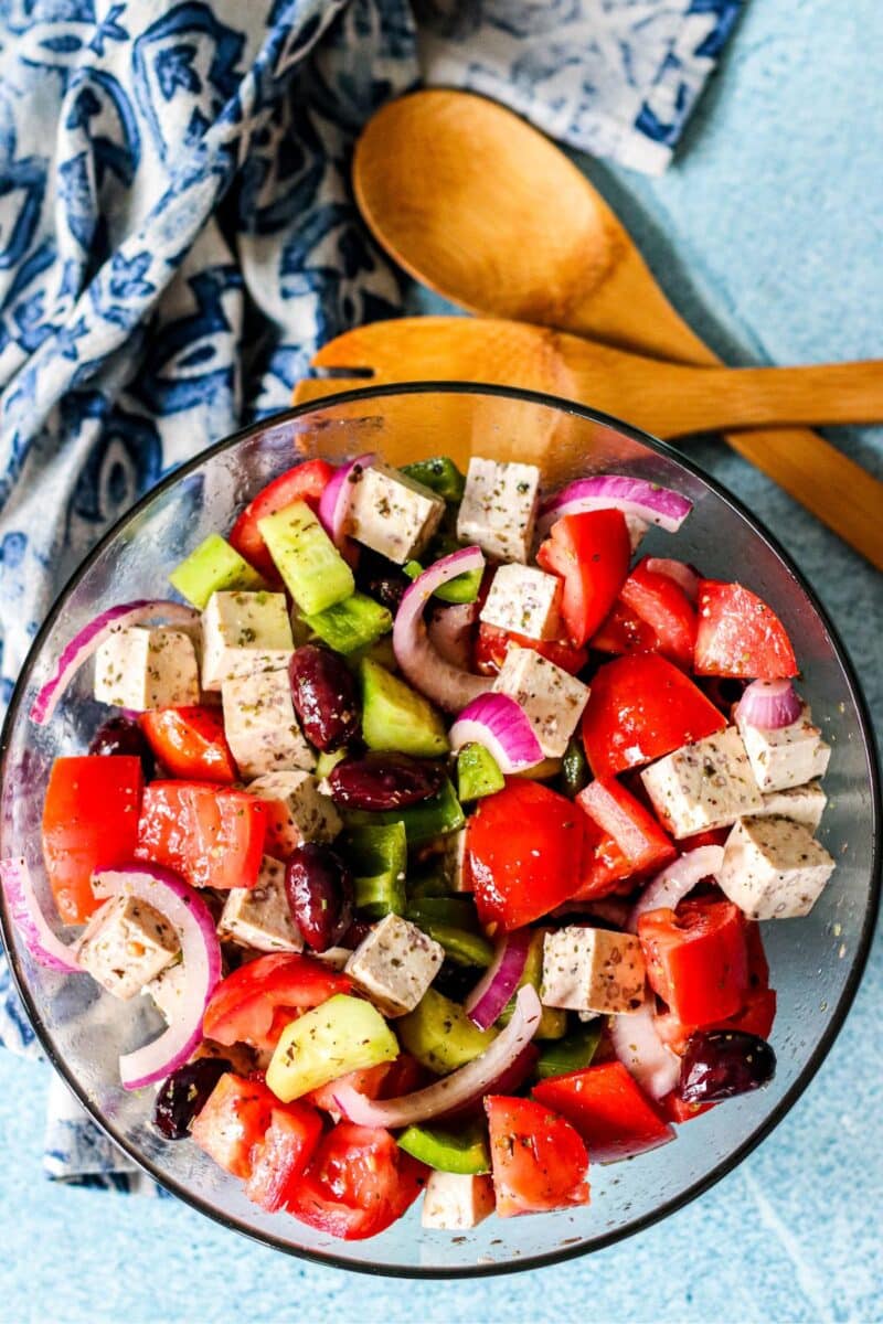 4 Ingredient Vegan Tofu Feta Veggies Save The Day