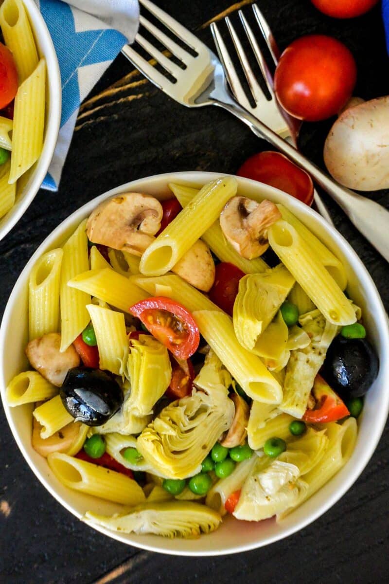 Marinated Artichoke Hearts Pasta Salad Veggies Save The Day
